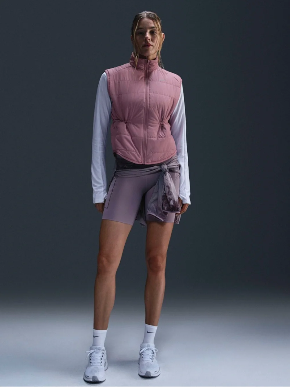 Nike Therma-FIT Swift Running Vest Plum Dust